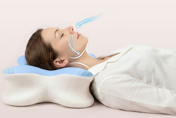 Head and jaw alignment during sleep